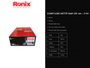 Imagen de SIERRA INGLETADORA RONIX 230V 1650 3800 RPM